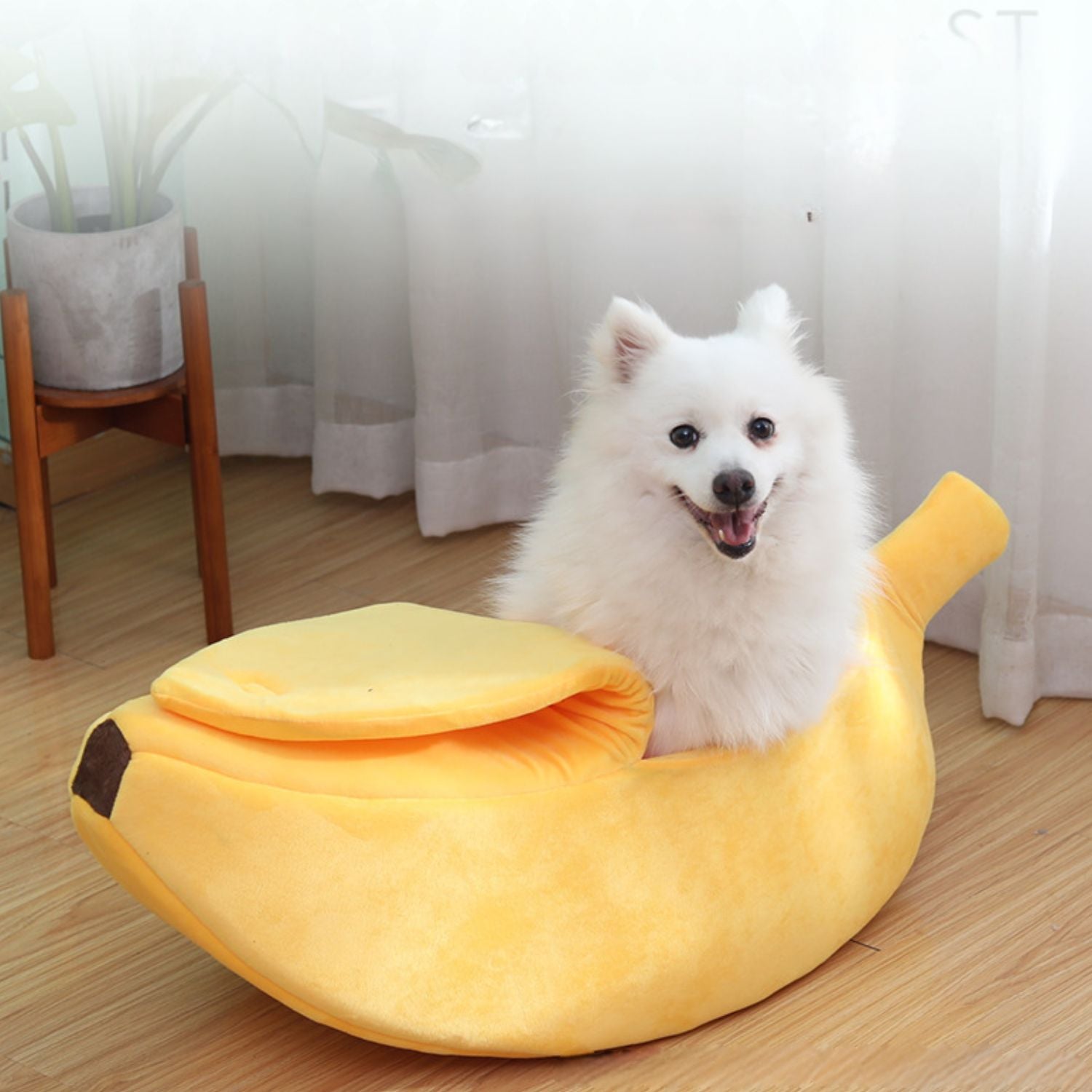 winter dierenbed gezellig semi gesloten ontwerp voor katten honden comfortabel voor huisdieren Cutie